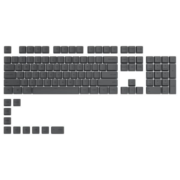 Glorious PBT Black Ash Key Caps For Gaming Keyboard