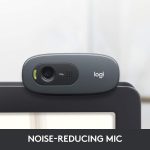 Logitech C270 720p HD Webcam with Noise Reducing Mic