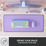 Logitech Desk Mat Studio Series Extended Mouse Pad – Lavender
