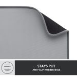 Logitech Desk Mat Studio Series Extended Mouse Pad – Mid Gray
