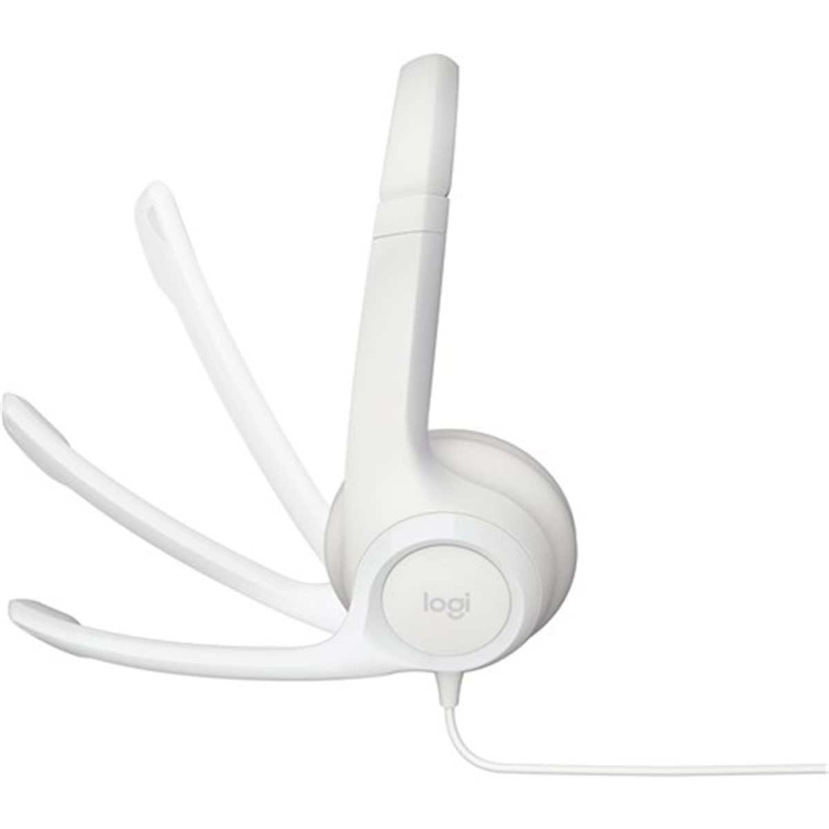 Logitech H390 USB Headset with Noise Cancelling Mic - White