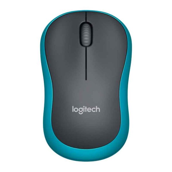 Logitech M185 Wireless Mouse – Blue