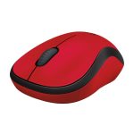 Logitech M221 Silent Wireless Mouse – Red