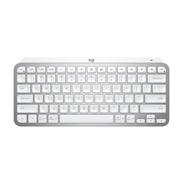 Logitech MX Keys Mini Wireless Keyboard – Pale Gray