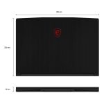 MSI GF63 Thin 10SC i5 10500H 8GB 256GB NVMe GTX 1650 4G 15.6" FHD Win10 Home Gaming Laptop