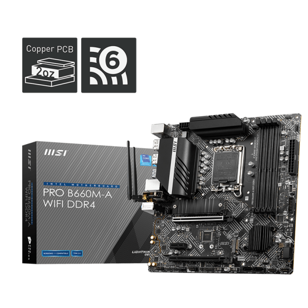 MSI PRO B660M-A WiFi DDR4