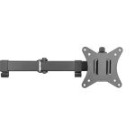 MXG BMA-24P Dual Monitor Steel Articulating Monitor Arm – Matte Black
