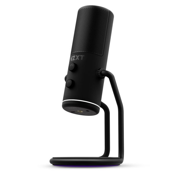 NZXT Capsule USB Cardioid Streaming Gaming & Podcasting Microphone – Matte Black