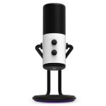 NZXT Capsule USB Cardioid Streaming Gaming & Podcasting Microphone – Matte White