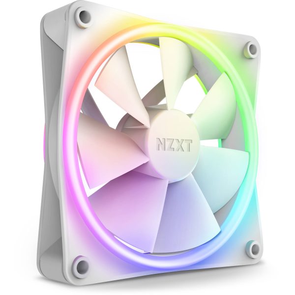 NZXT F120 RGB DUO 120mm Dual-Sided RGB Case Fan – White