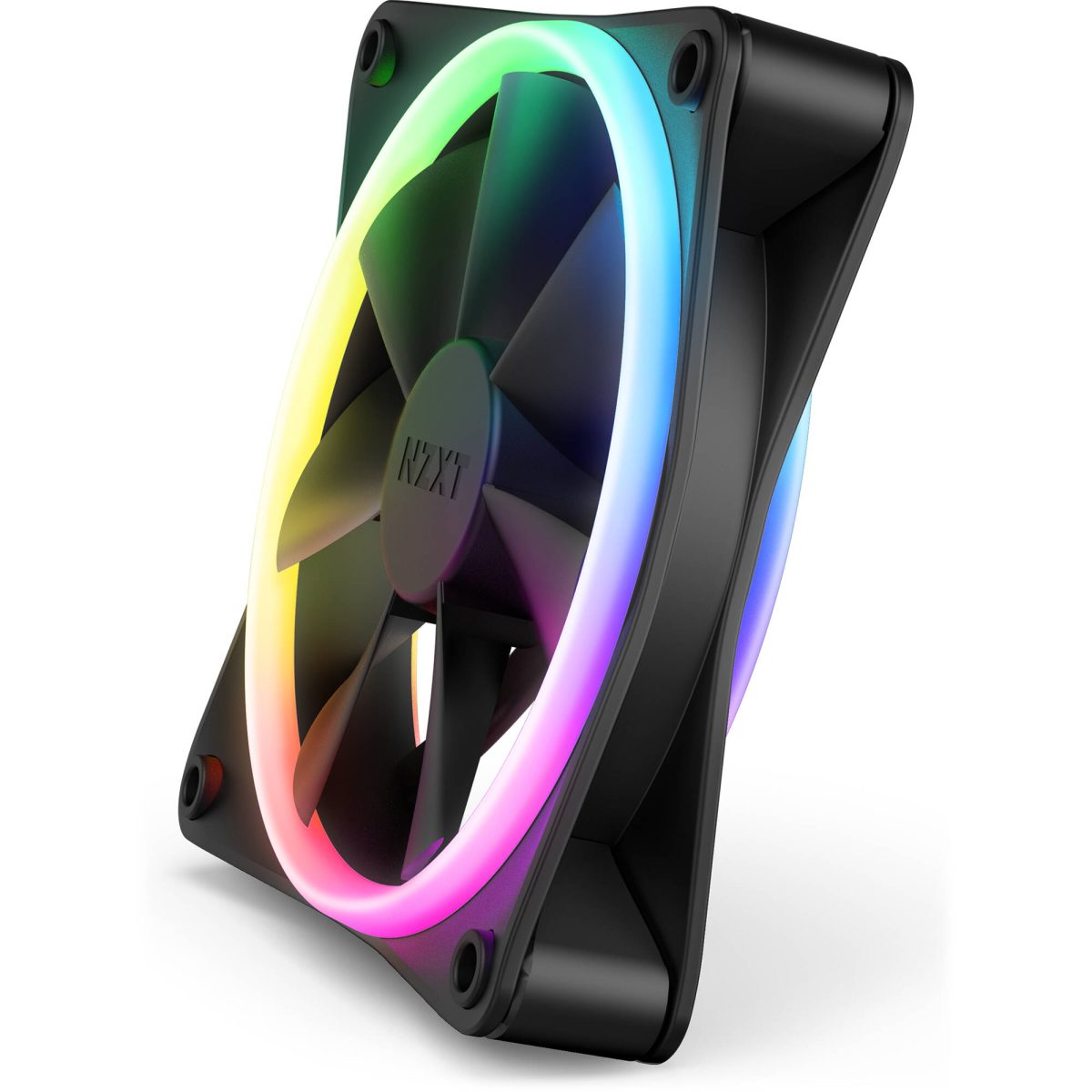 NZXT F140 RGB DUO 140mm Dual-Sided RGB Case Fan – Black