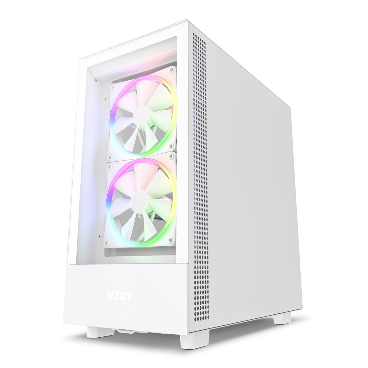 NZXT H5 Elite Mid Tower Gaming Chassis – Matte White