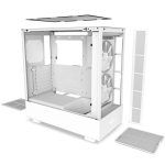 NZXT H5 Elite Mid Tower Gaming Chassis – Matte White