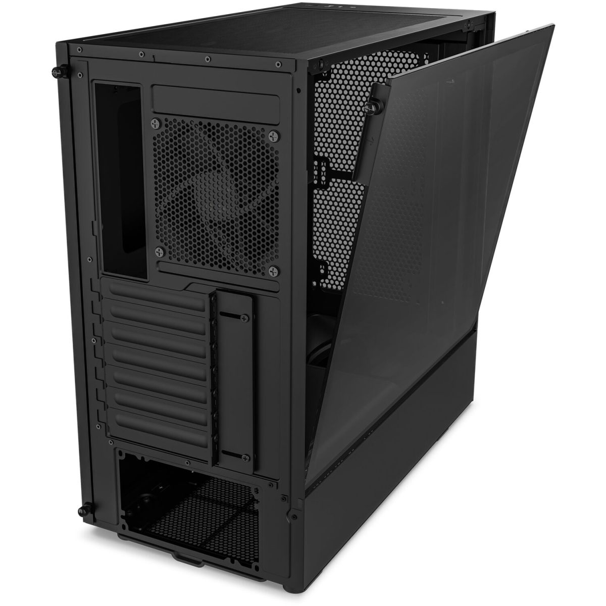 NZXT H5 Flow Mid Tower Gaming Chassis – Matte Black