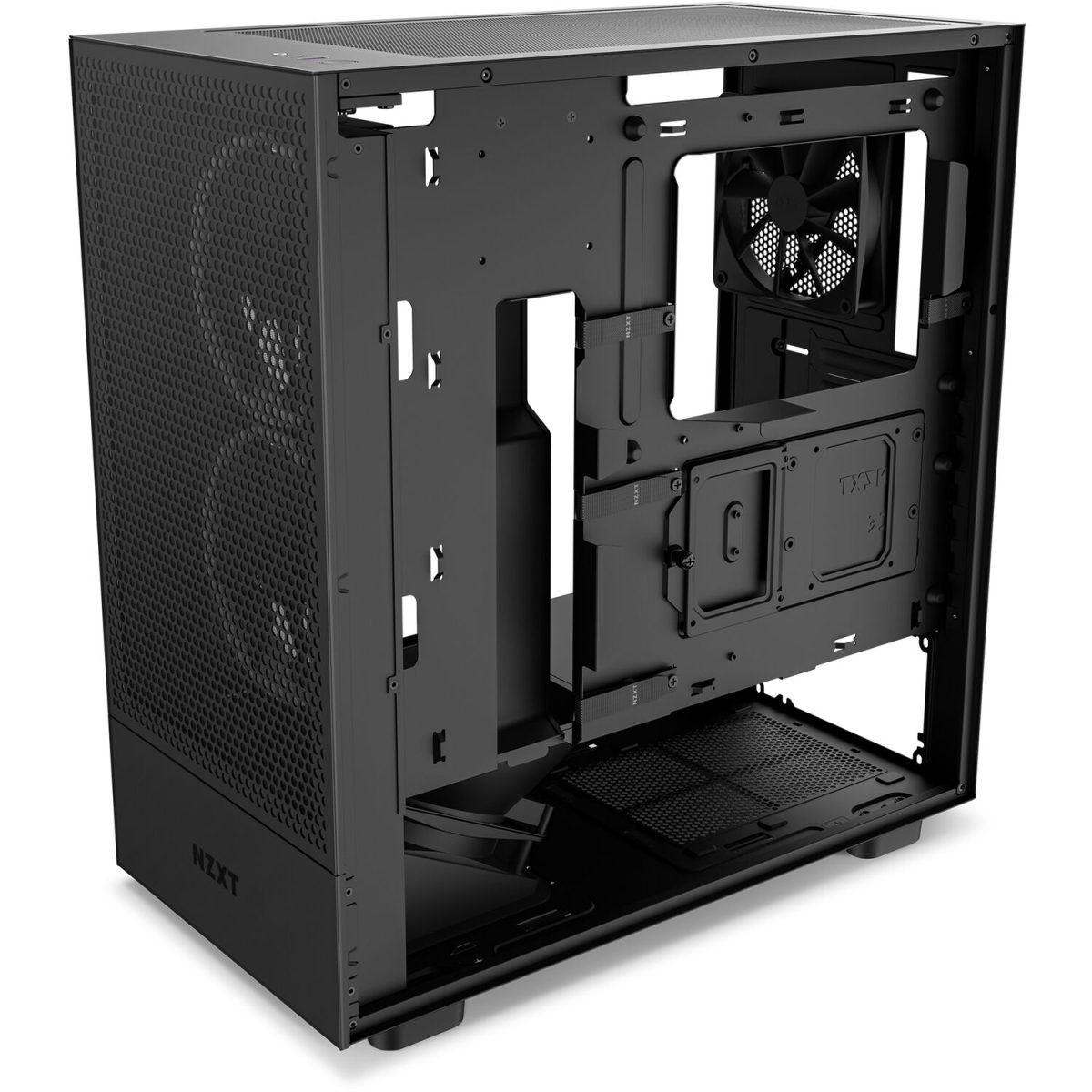 NZXT H5 Flow Mid Tower Gaming Chassis – Matte Black