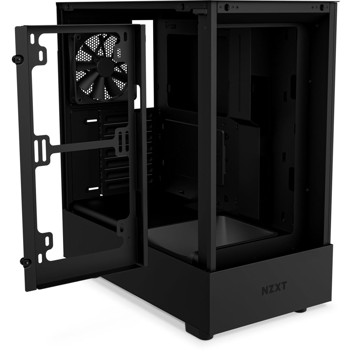 NZXT H5 Flow Mid Tower Gaming Chassis – Matte Black