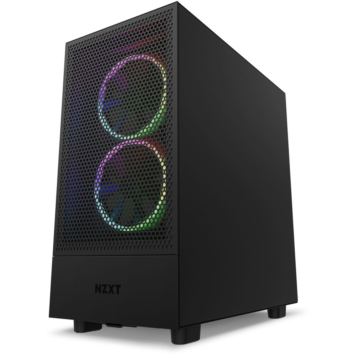 NZXT H5 Flow Mid Tower Gaming Chassis – Matte Black