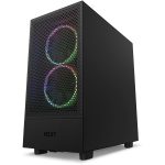 NZXT H5 Flow Mid Tower Gaming Chassis – Matte Black