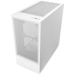 NZXT H5 Flow Mid Tower Gaming Chassis – Matte White