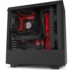 NZXT H510 Mid Tower Gaming Chassis – Matte Black/Red