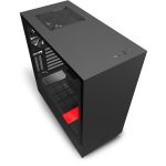 NZXT H510i Mid Tower Gaming Chassis – Matte Black/Red