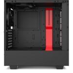 NZXT H510i Mid Tower Gaming Chassis – Matte Black/Red