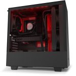 NZXT H510i Mid Tower Gaming Chassis – Matte Black/Red
