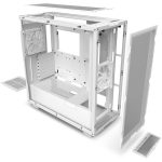 NZXT H7 Flow Mid Tower Gaming Chassis – Matte White