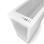 NZXT H7 Flow Mid Tower Gaming Chassis – Matte White