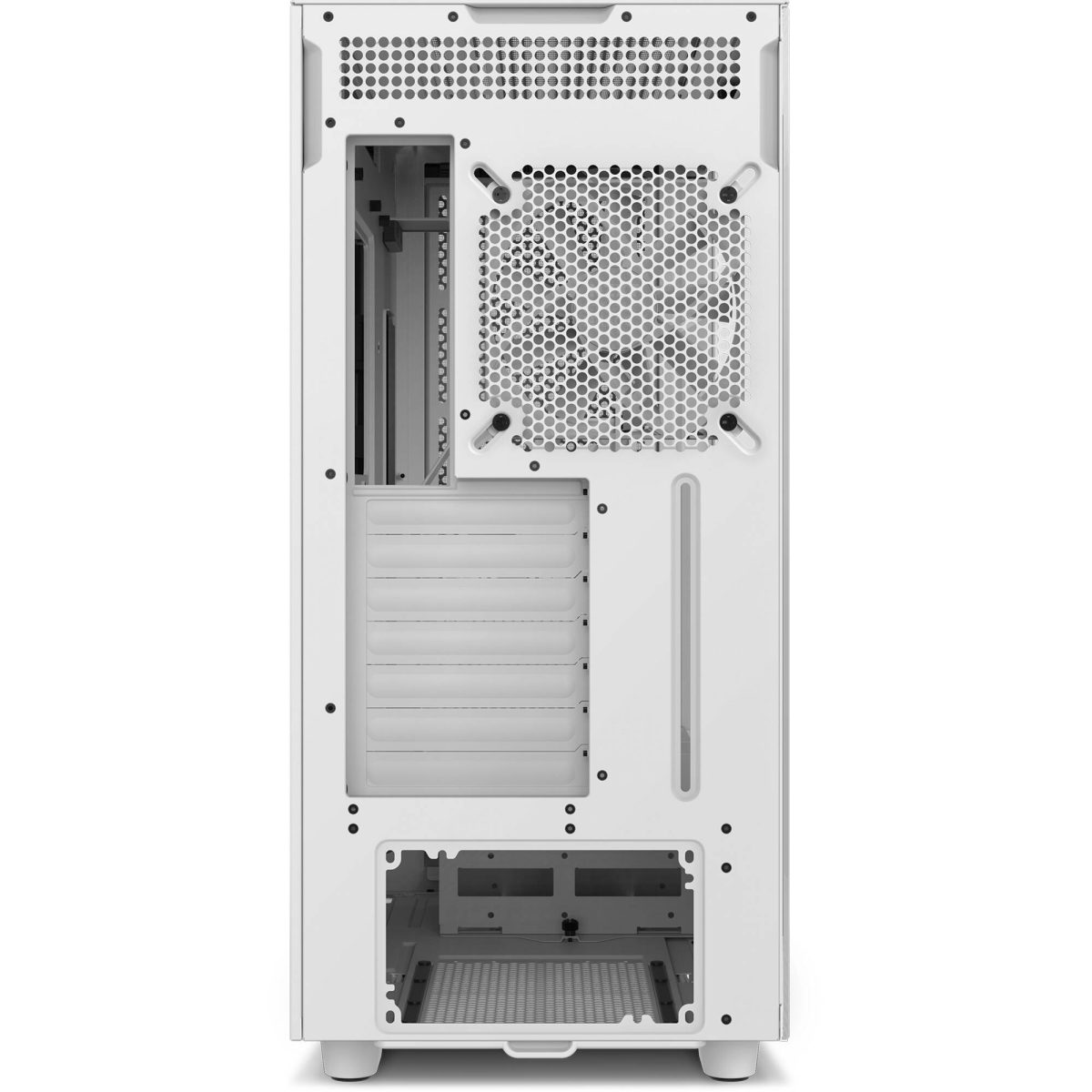 NZXT H7 Flow Mid Tower Gaming Chassis – Matte White