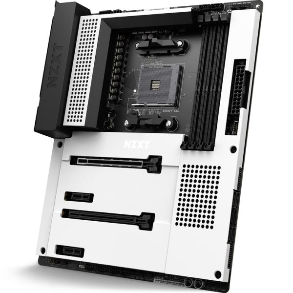 NZXT N7 B550 Gaming Wi-Fi Motherboard – Matte White