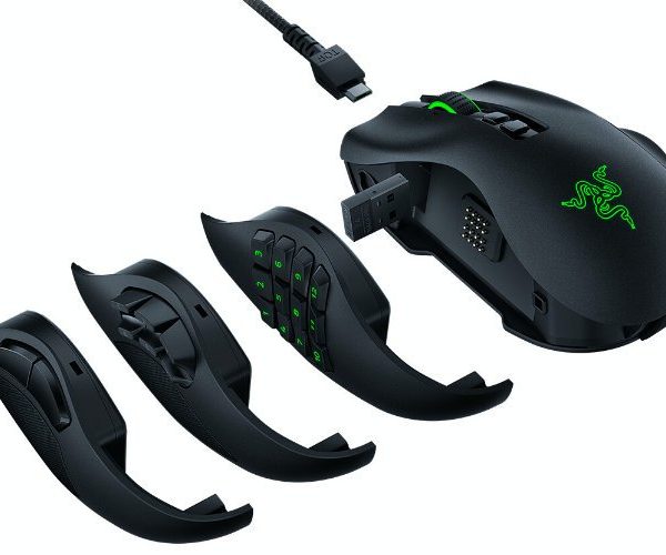 Razer Naga Pro with Swappable Side Plates Modular Wireless Gaming Mouse