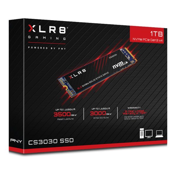 PNY CS3030 1TB Gen3 NVMe M.2 SSD Overview