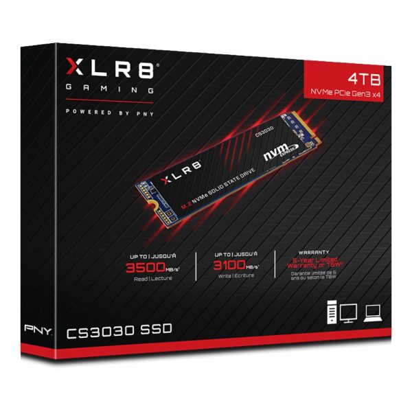 PNY CS3030 4TB Gen3 NVMe M.2 SSD Overview