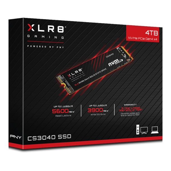 PNY CS3040 4TB Gen4 NVMe M.2 SSD