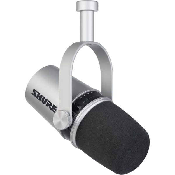 Shure MV7 Podcast Microphone – Silver
