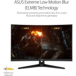 ASUS TUF VG328H1B 31.5" VA FHD 165Hz Curved Gaming Monitor
