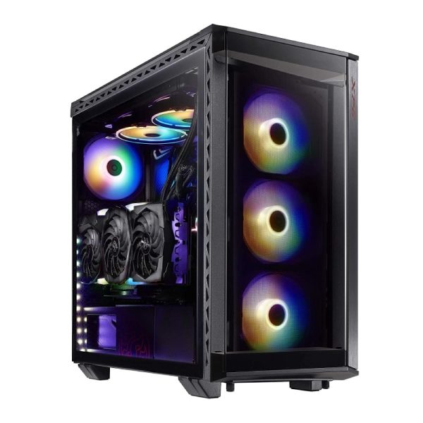 XPG Battle Cruiser Super Mid Tower Gaming Chassis – Black