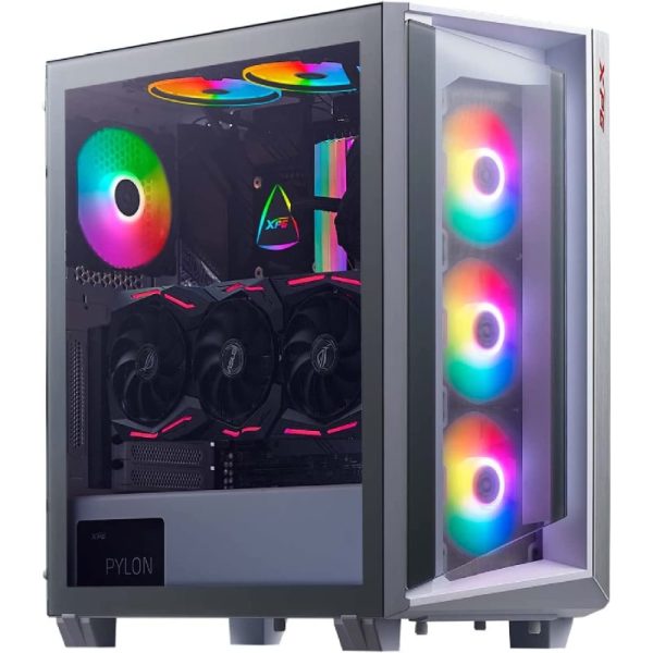 XPG Cruiser Super Mid Tower Gaming Chassis – White