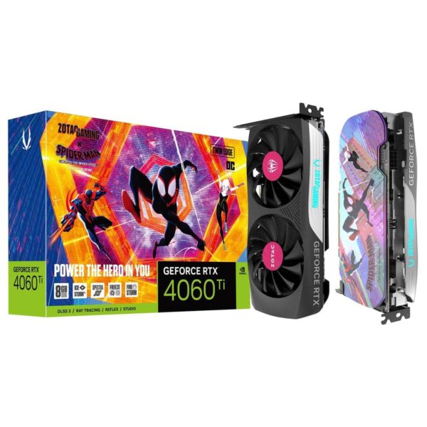 ZOTAC GAMING GeForce RTX 4060 Ti 8GB Twin Edge OC SPIDER-MAN Bundle
