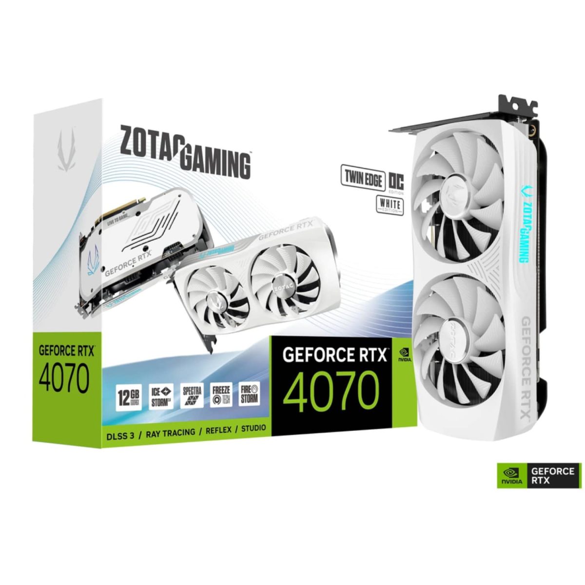 ZOTAC GAMING GeForce RTX 4070 Twin Edge OC White Edition