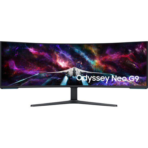 Samsung Odyssey G9 Neo 57″ Dual UHD LS57CG952NMXUE G95NC Curved 240Hz,1ms, Quantum Matrix Technology Display HDR 1000, AMD FreeSync Premium Pro Gaming Monitor