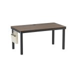 MXG Creatorlift – Ergonomic Height Adjustable Motorized Desk with Drawer, Wireless Charger & Cable Management Tray – Walnut - Image 2