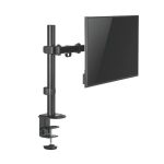 MXG BMA-12P Single Monitor Steel Articulating Monitor Mount Matte Black - Image 2