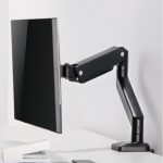 MXG BMA-12U Single Monitor Premium Aluminum Spring-Assisted With 3.0 USB Cable Monitor Arm Matte Black - Image 10