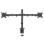 MXG BMA-24P Dual Monitor Steel Articulating Monitor Mount Matte Black - Image 7