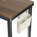 MXG Creatorlift – Ergonomic Height Adjustable Motorized Desk with Drawer, Wireless Charger & Cable Management Tray – Walnut - Image 10