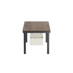 MXG Creatorlift – Ergonomic Height Adjustable Motorized Desk with Drawer, Wireless Charger & Cable Management Tray – Walnut - Image 4