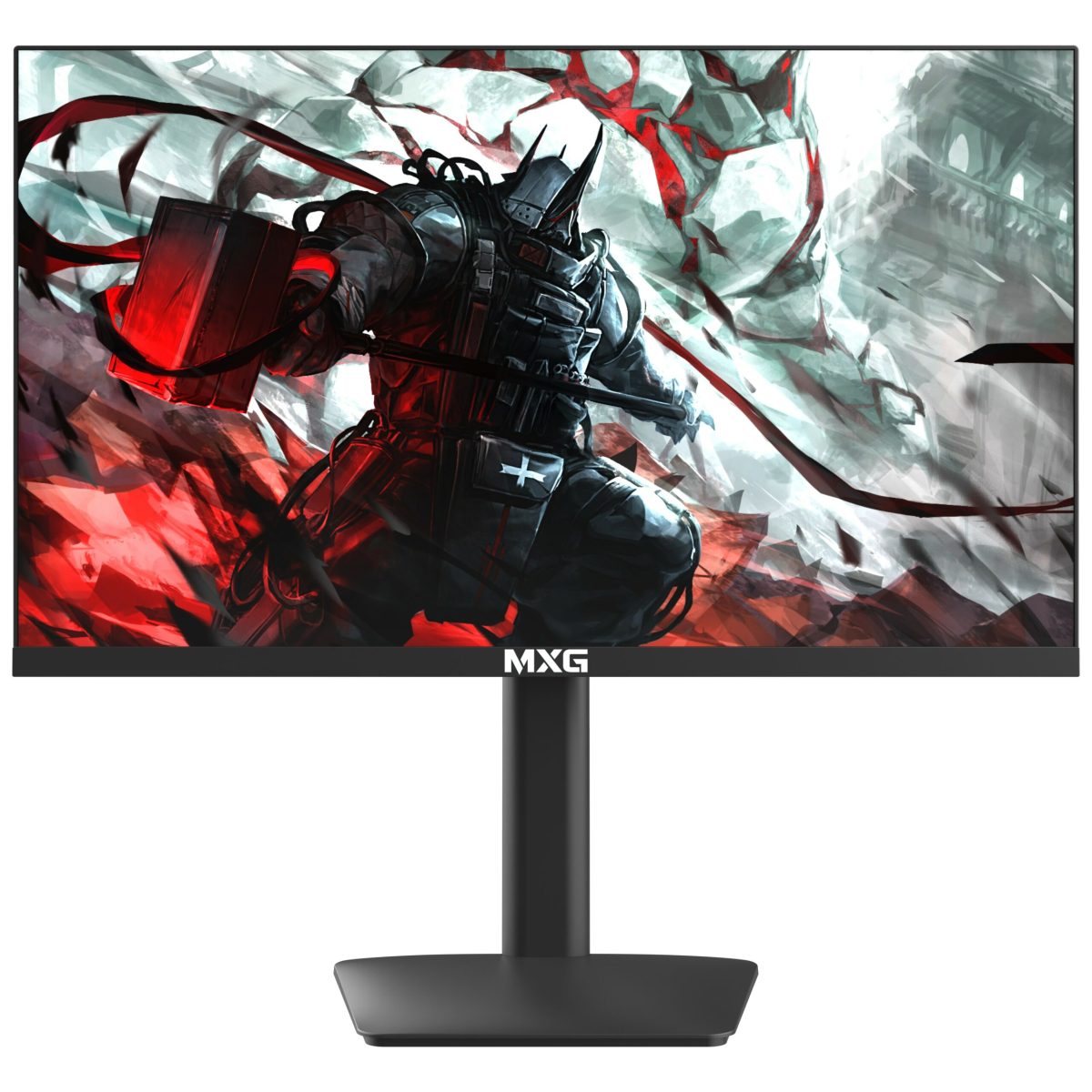 MXG G24IF-20 – 23.8″ IPS 200Hz 1ms Gaming Monitor with Adaptive Sync, HDR with Height Adjustable stand - Image 1