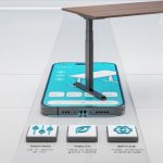 MXG SMD-02-AI Dual Motor SIT Stand Desk With APP Control 3 Stage Standard - Image 7